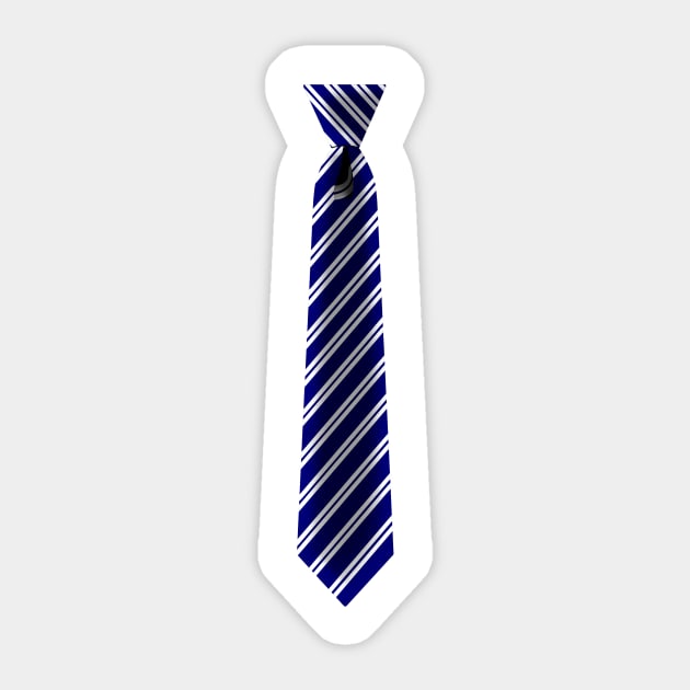 Necktie Tie Neckie Dressed Blue Windsor Tieknot Sticker by MojoCoffeeTime